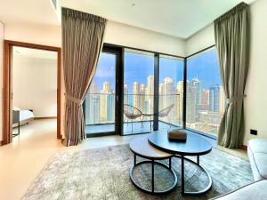 Posezení v ubytování VIDA Residences Dubai Marina 1BR - Seaview, JBR, Dubai Eye
