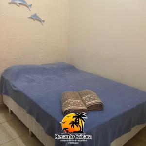 Ліжко або ліжка в номері Pousada Recanto Caiçara