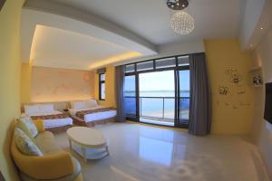 Postel nebo postele na pokoji v ubytování Luck Bay B&B