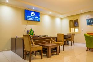 TV a/nebo společenská místnost v ubytování سويت ابحر سكن خاص SUITE OBHUR private accommodation