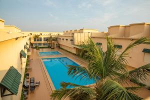 Bazén v ubytování سويت ابحر سكن خاص SUITE OBHUR private accommodation nebo v jeho okolí