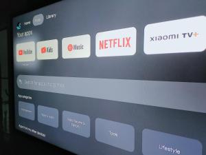 TV a/nebo společenská místnost v ubytování Apartment Tina Gračac