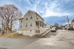 a house sitting on the side of a street at Quiet Port Royal Home with Deck, Near Juniata River! in Mifflintown