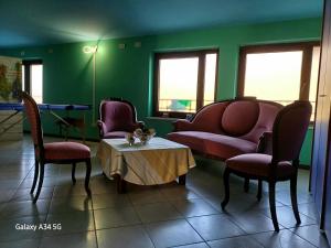 Posezení v ubytování AlmaMed Hotel san Leonardo