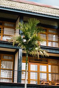 Melheim Resort and Spa的阳台或露台