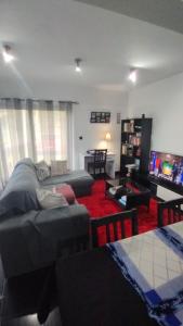 Χώρος καθιστικού στο Cantinho da Fajã