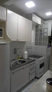 Kjøkken eller kjøkkenkrok på Apartamento 108 Centro Caragua