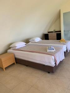A bed or beds in a room at Sea Apartment 3bedrooms
