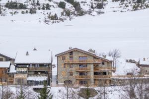 Chalet la Parrachée v zime