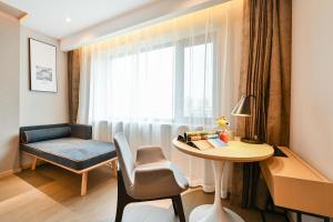 Posezení v ubytování Atour S Hotel Beijing Anzhen
