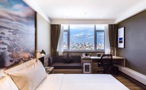 Posezení v ubytování Atour Hotel Weihai City Center