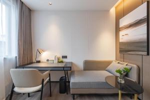 Posezení v ubytování Atour Hotel Shanghai Zhangjiang Park Science City