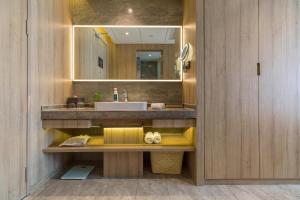 Koupelna v ubytování Atour Hotel Weihai City Center + 37 fotografií