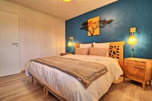 Postel nebo postele na pokoji v ubytování Appartement - Note Boisée - Terrasse & Parking