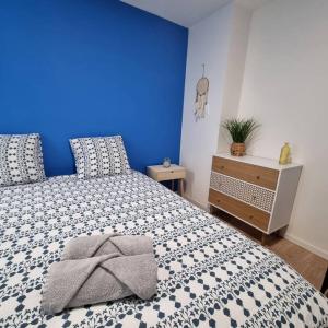 Кровать или кровати в номере Le Havre, La petite halte