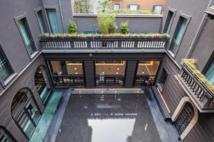 Balkón nebo terasa v ubytování Senato Hotel Milano