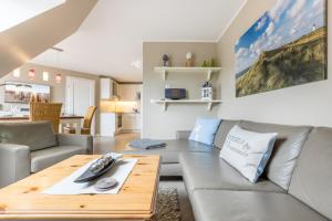 Posezení v ubytování Strandresidenz Wohnung Langeness