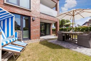 Zahrada ubytování Listland App 4