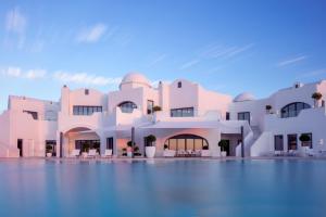 a rendering of the exterior of a building at Anantara Santorini Abu Dhabi Retreat-Adults Only in Al Rahba