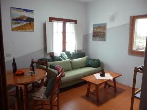 A seating area at Casa Andrés