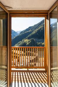 a view from the balcony of a house at Wome house con idromassaggio in Campo