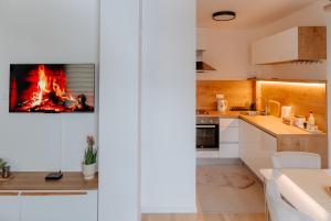 Η κουζίνα ή μικρή κουζίνα στο Apartment Frost Bjelasnica
