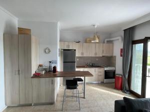 Kuchyň nebo kuchyňský kout v ubytování V&Z Apartment Seaview