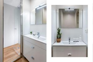 Vonios kambarys apgyvendinimo įstaigoje Magno Apartments San Diego