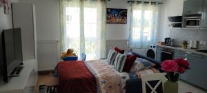 Kuchyň nebo kuchyňský kout v ubytování DISNEYLAND PARIS - VAL D'EUROPE - PARKING - WIFI