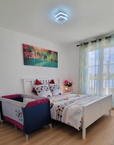 Postel nebo postele na pokoji v ubytování DISNEYLAND PARIS - VAL D'EUROPE - PARKING - WIFI