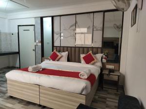 Postel nebo postele na pokoji v ubytování Hotel Clink New Delhi Airport