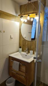Koupelna v ubytování apartmán Sára