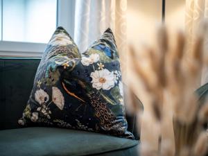 Posezení v ubytování Gartenhaus Zur Kröllin