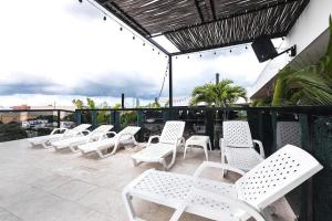 Hotel Cartagena DC的阳台或露台