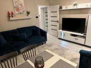 TV a/nebo společenská místnost v ubytování Apartament CITY Ustroń
