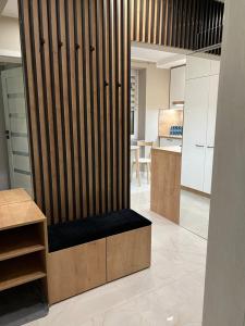 Kuchyň nebo kuchyňský kout v ubytování Apartament CITY Ustroń