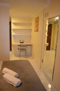 Koupelna v ubytování Hotel Pousada Azzurra
