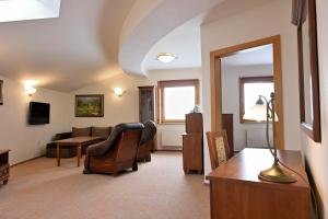 TV a/nebo společenská místnost v ubytování Hotel Eufória