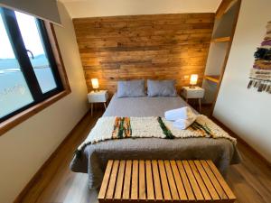 Katil atau katil-katil dalam bilik di Albergo B&B