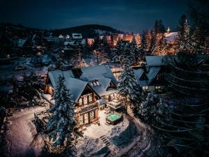 Villa Swiss na wyłączność - jacuzzi, sauna, bilard v zime
