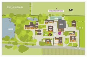 The floor plan of The Chestnuts Holiday Cottages