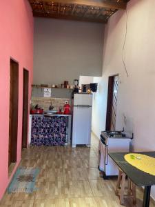 A cozinha ou cozinha compacta de Pousada House Nativa