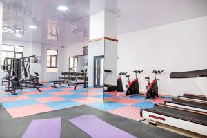 Fitness centrum a/nebo fitness zařízení v ubytování Fine Living City view
