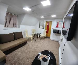 Гостиная зона в Flat in Solihull town centre, 2 Big rooms