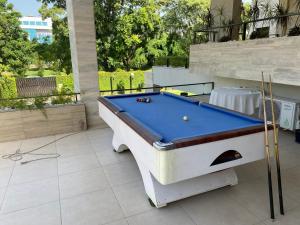 Biliár nebo kulečník v ubytování Kalim Casa