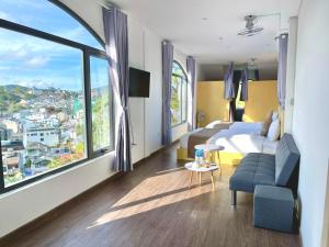 Posezení v ubytování Torino Hotel Dalat
