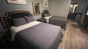 Postel nebo postele na pokoji v ubytování Texas Lodge Kenedy