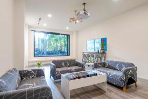 Ruang duduk di Pumori Guesthouse