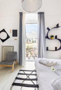 Кровать или кровати в номере Casa dei nonni