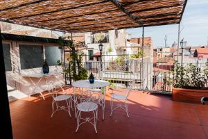 En balkon eller terrasse på Le Grazie